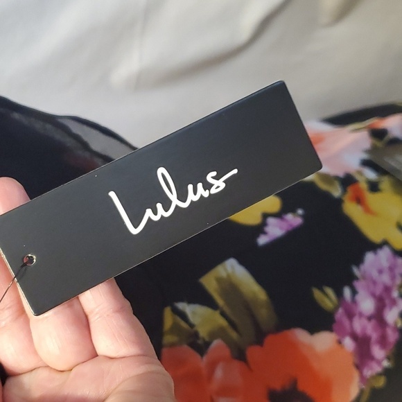 Lulu's Floral High Low Dress SZ XS NWT - Picture 7 of 10